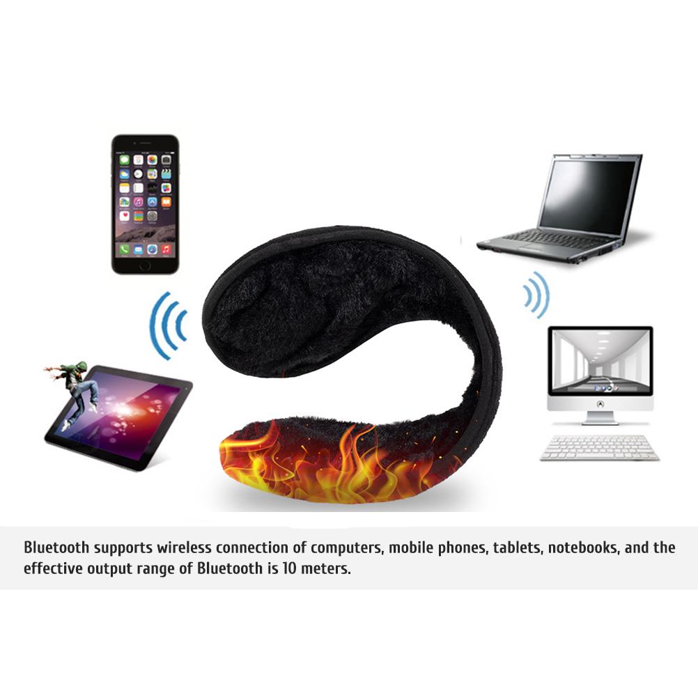 Bluetooth Earmuffs Ear Warmers for Women Men Kids Wireless Ear Muffs Headphones Built In Speakers