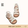Girls High-top Roman Sandals Summer 2025 New Fashion Bow Children Princess Shoes Girls Beach Sandals
