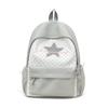 Schoolbag Milk Fog Star Light Blue New School Bag Female Japanese ins Soft Sister Junior High School Backpack Lightweight Large Capacity Backpack