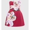 Women's Summer Strapless 3D Floral Patchwork A-Line Mini Dress, Elegant Fashion Cocktail Party Short Tube Dress