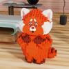 Turning Red Micro Mattoncini Fai da Te Modello Mei Piccolo Panda Disney Figure Mattoncini Diamante Giocattoli per Bambini Per Regalo di Natale