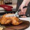 Stainless Steel Plastic Kitchen Scissors Non-Slip Handle Kitchen Shears  Poultry Fish Chicken Meat