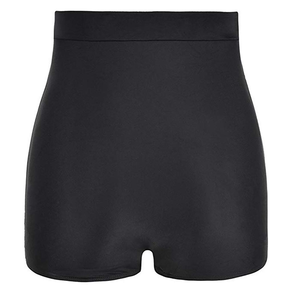 Women Plus Size High Waist Bikini Bottoms Swim Briefs Beach Shorts Ruched Bottom