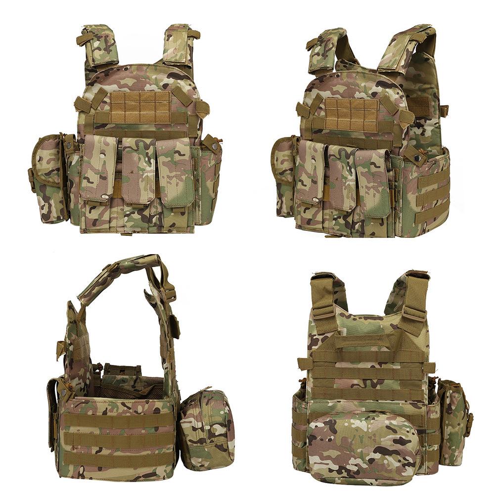 6094 hunting Tactical Vest Body Armor Combat Army CS Gear Security Plate Carrier Airsoft Accessories Wargame Pouch Molle Vest