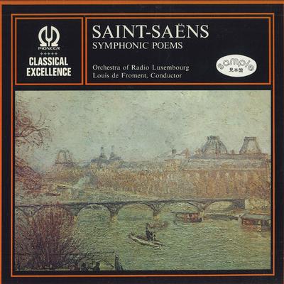 LP Record LOUIS DE FROMENT, LUXEMBOURG RADIO  - Charles Camille Saint-Saens: Sympho H5032VPROMO VOX Japan Classical Used