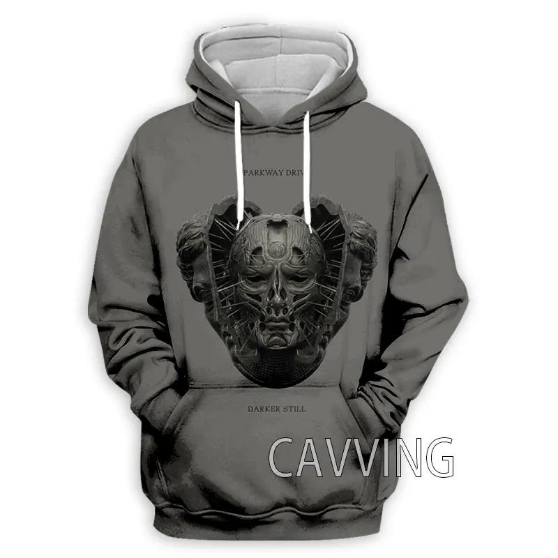 3D-tryck Parkway Drive Rock Hoodies Harajuku Hoodie Sweatshirts Toppar Kläder för Kvinnor/Män