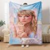 Taylor Swift Magazine Cover Blanket Soft Throw Blanket For Home Bedroom Bed Sofa Travel Office Solid Christmas Blanket