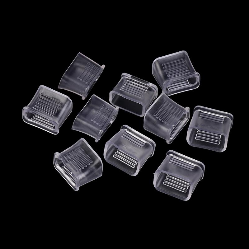 10Pcs Referee Whistle Cover Transparent White Whistle Cushioned Mouth Grip Soccer Referee Whistle Protective Accessories