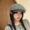 Retro Forward Hat Polka Dot Painter Beret Elegant Newsboy Cap  Autumn Winter Wear