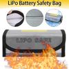 Battery Safety Bag Mini Waterproof Fireproof Explosion-Proof Portable Lipo Battery Guard Safety Bag For LiPo Charging