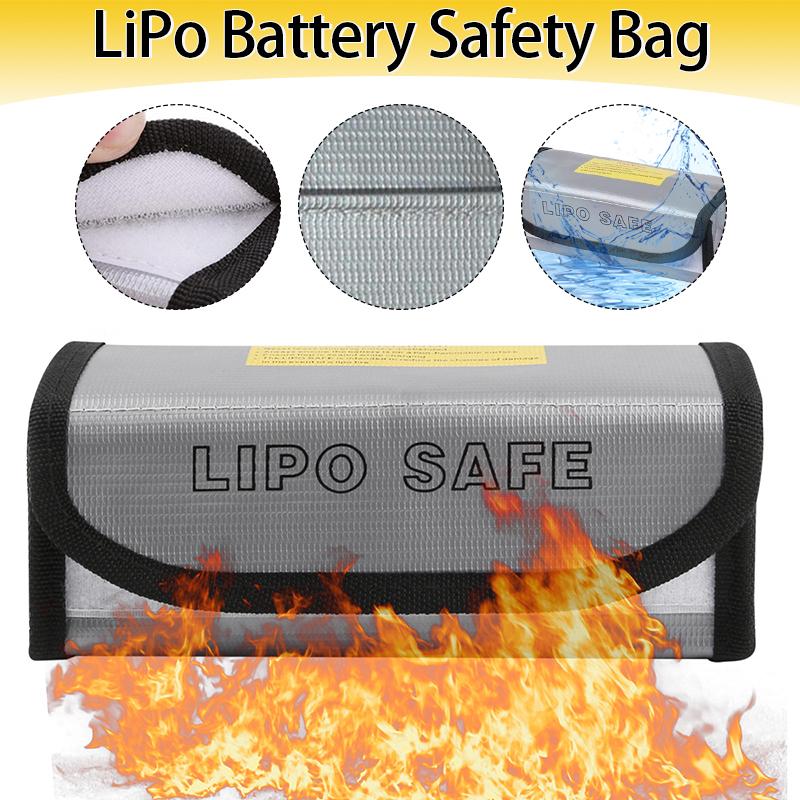 Battery Safety Bag Mini Waterproof Fireproof Explosion-Proof Portable Lipo Battery Guard Safety Bag For LiPo Charging
