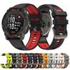 Silicone Watxh Strap For Garmin Instinct 3 50 45mm /Descent G2/Fenix 8 E 7X/Tactix 8 7 Pro/Enduro 3 QuickFit 22mm 26mm Band