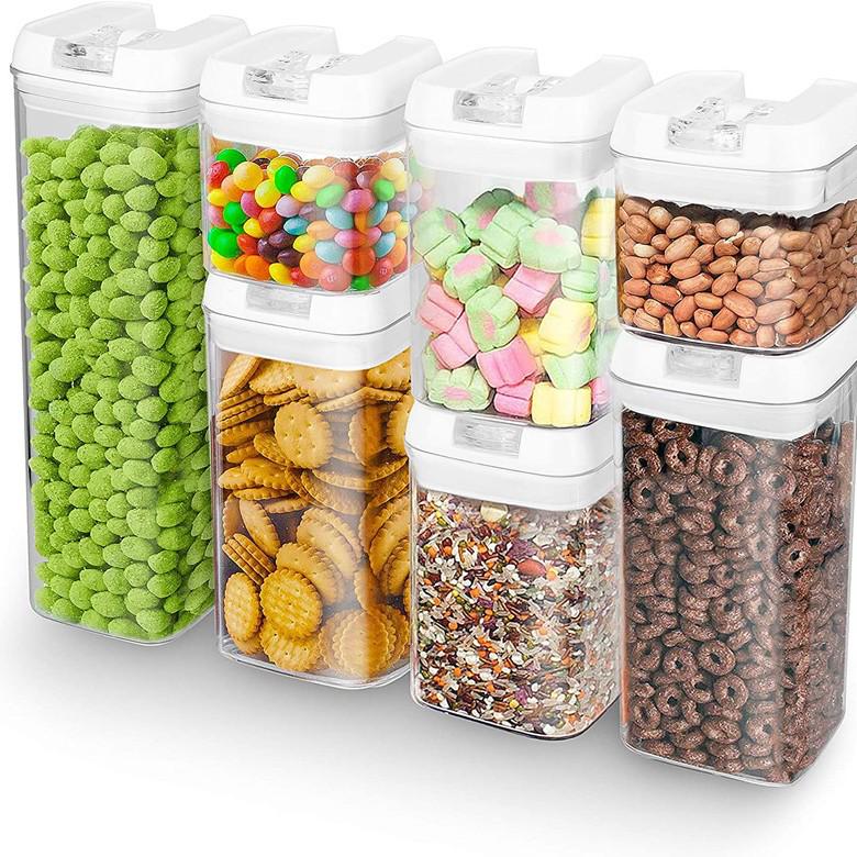 

Набор из 7 прозрачных влагонепроницаемых контейнеров для хранения зерна