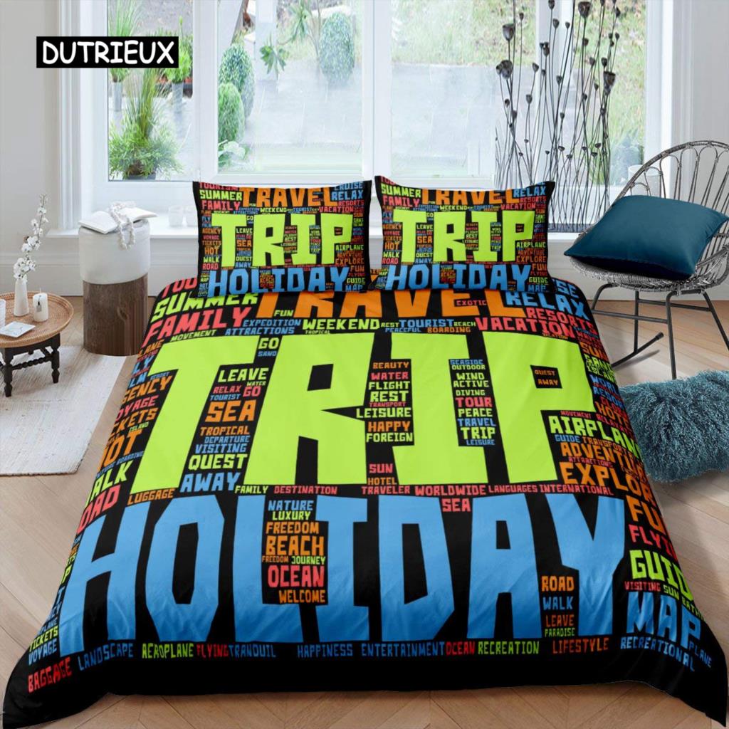 

Пододеяльник с рисунком из мультфильма «Числа короля и королевы», комплект постельного белья с милыми животными, детский красочный английский алфавит, 2/3 шт., полиэстер, пододеяльник EU single(135x200cm)