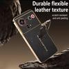Luxury Plating Lychee Texture Magnetic Phone Case for ZTE Nubia Z60 Z80 Ultra 5G Shockproof Nonslip Bumper Mag-safe Back Cover