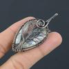 Tree Of Life White Topaz Copper Wire Wrap Jewelry Pendant 2.40" L5Q92
