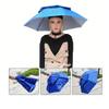 Portable Sun Cover Hat Parasol Double Layer Headwear for Outdoor Fishing Gardening Camping Hiking and Daily Walking