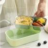 Thermal Insulation Divided Lunch Box 304 Stainless Steel Food Container Bento Box  For Meal Prep