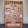Vintage Metal Tin Sign Poster Retro Wall Art Home Decor Bar Cafe Family Living Room Decoration
