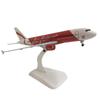 1/300 Flugzeugmodell für Air Asia A320 Rotes Legierungsmetall Miniaturflugzeug Statisch Gesammeltes Geschenk Von Luftfahrt