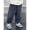 Boys' Winter Long Pants, Corduroy Style for Autumn and Winter, Warm and Fashionable Fleece-Lined Trousers with Cartoon Designs, for Outdoor, Thick