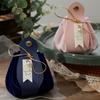 With Pearls Gift Flannel Bag 5 Pieces Gift Party Candy Box Creative candy bags  For Wedding