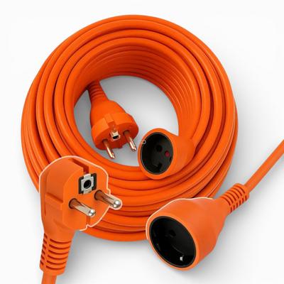 Cable de extensión para jardín 30m 3x2,5mm² cable de construcción grueso naranja