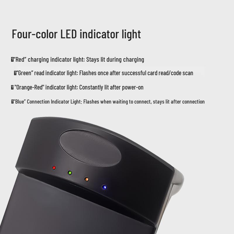 Handheld UHF RFID Bluetooth Barcode & QR Code Scanner Reader