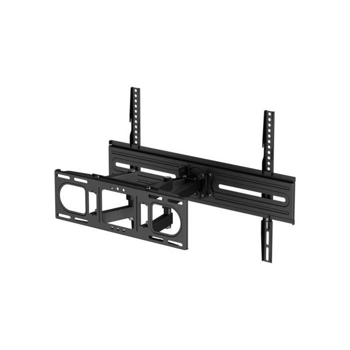 Soporte de pared AISENS WT70TSR-196 Acero Alta Resistencia Giratorio Inclinable Nivelable 37-80?/40kg/Negro