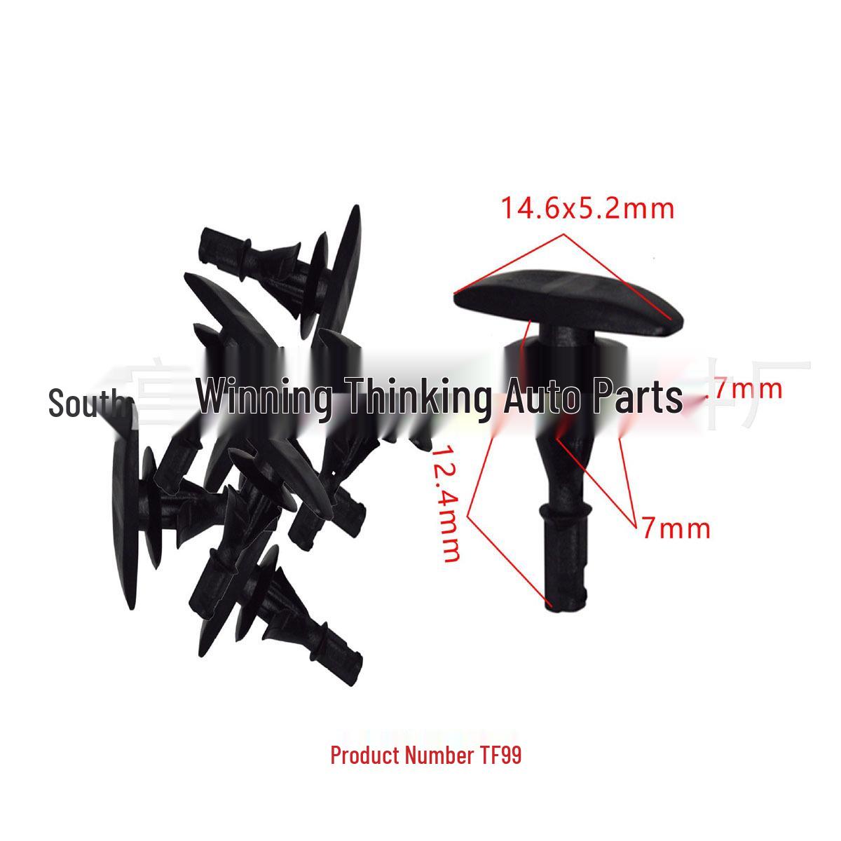 

Ford Lincoln Car Lamp Accessories: Sealing Strip, Lining Fixing Clip, Trim Panel Buckle 10000