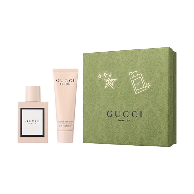 Gucci Huayue Women Perfume Gift Box Set EDP Floral Fragrance Perfume + Body Lotion Gift for Girlfriend Perfume 50ml + body lotion 50ml