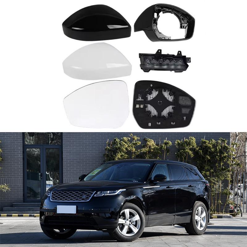 Rearview Mirror Cover with Turn Signal for 2014-2018 Land Rover Range Rover Velar