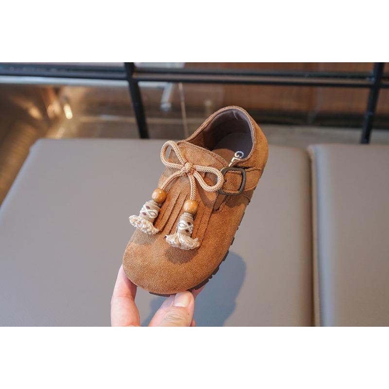 Girls' Fringe Casual Shoes | Versatile Children's Footwear for Toddlers Casual Kids Shoes Elegant Girls Shoes