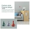 Tail Shaped Sundries Organizer Creative Decorative Key Holder Coat Hanger Wall Hooks Hat Rack