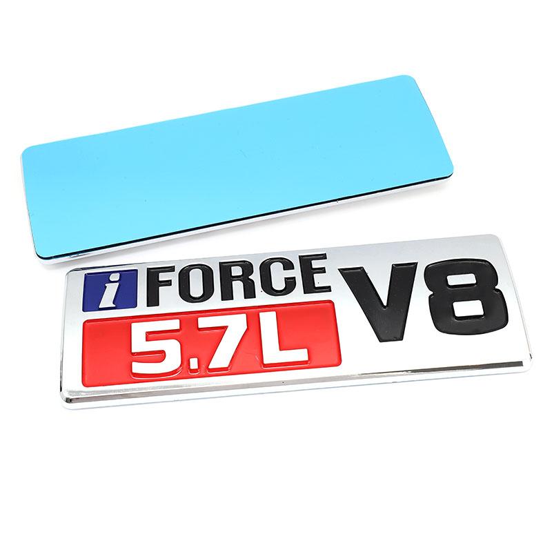 IFORCE 5.7l V8 Logo Car Stickers Auto Badge Emblem Decals Styling Accessories