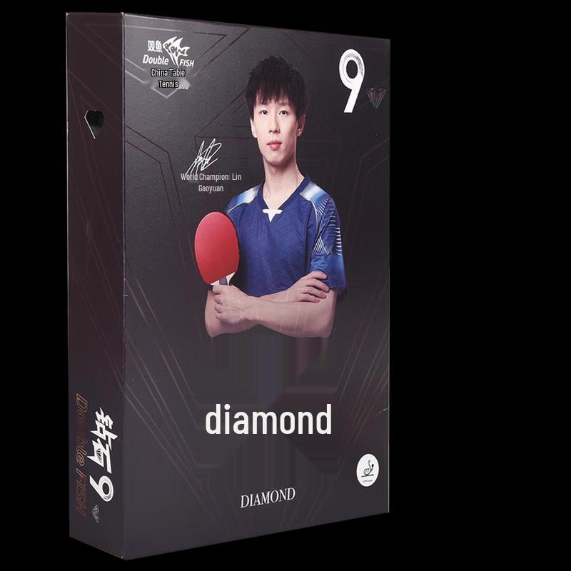 Double Fish Diamond 9-Star Carbon Table Tennis Racket