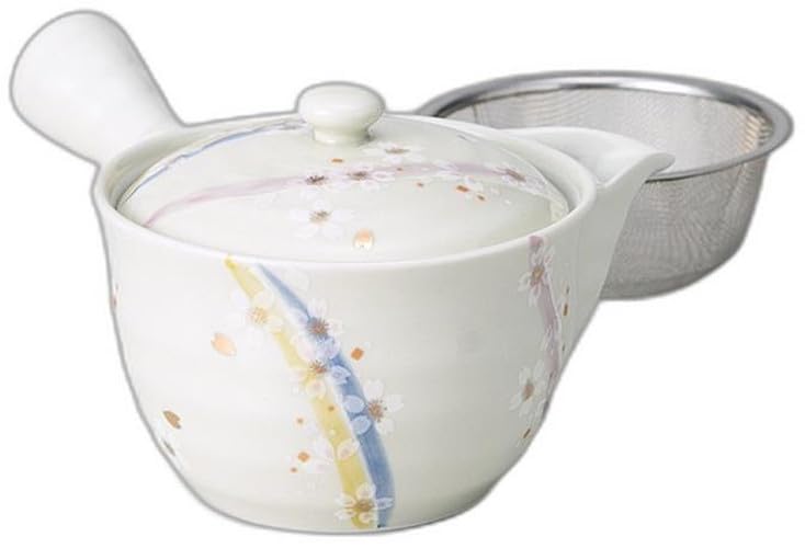 

Чайник Рюсуй Сакура x x 9см Сетомонохонпо Чайник Плосконосый (ИЛИ) [10.8 10.8 300cc]