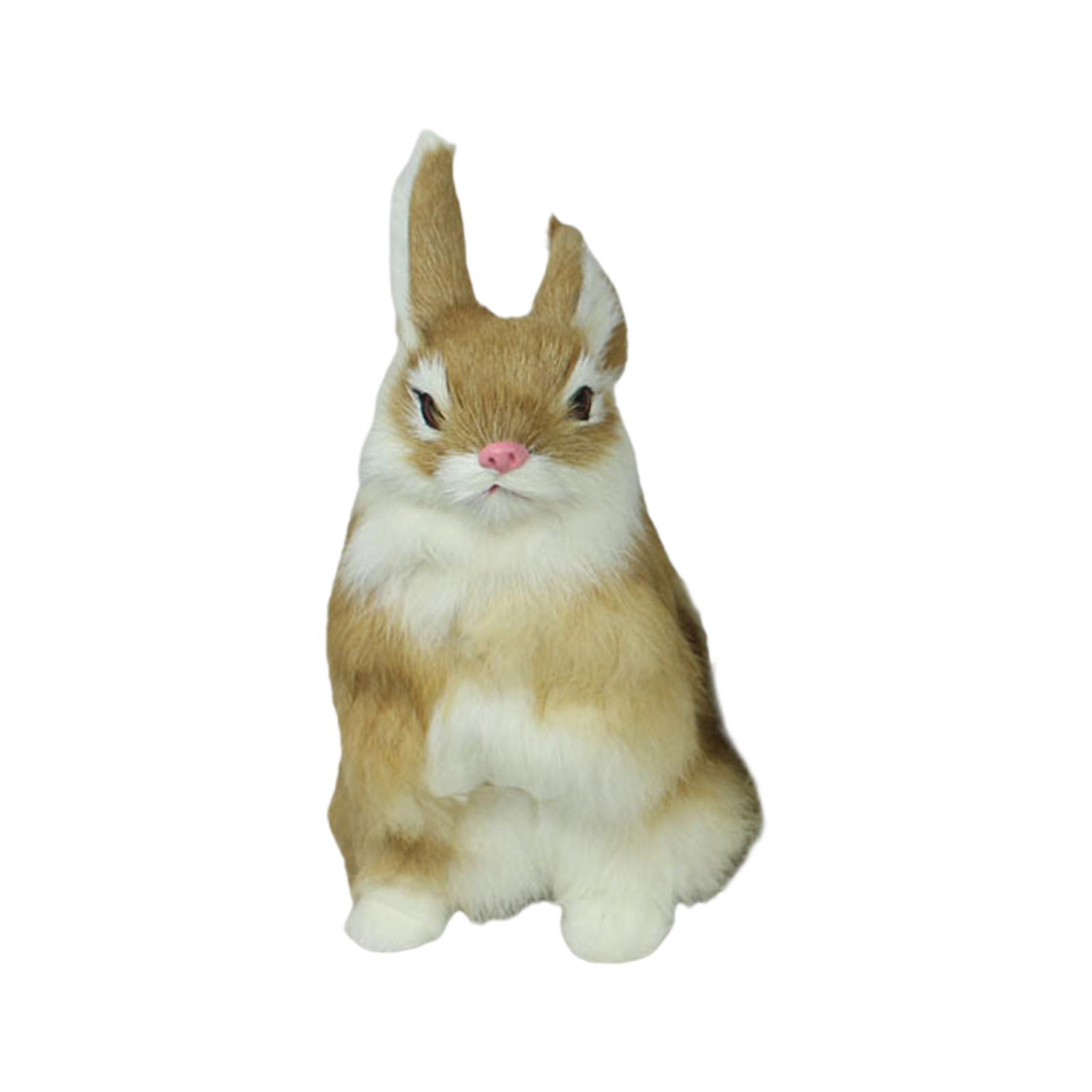 

Имитация куклы кролика, симпатичная фигурка кролика, реалистичная кукла-животное, плюшевая игрушка для детей, девочек, мальчиков, детей, подарок на день рождения жёлтый