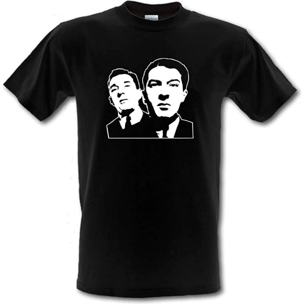 Mpxlsii I Krays Gemelli Kray Gangster di Londra East End Maglietta in Cotone PesanteNero