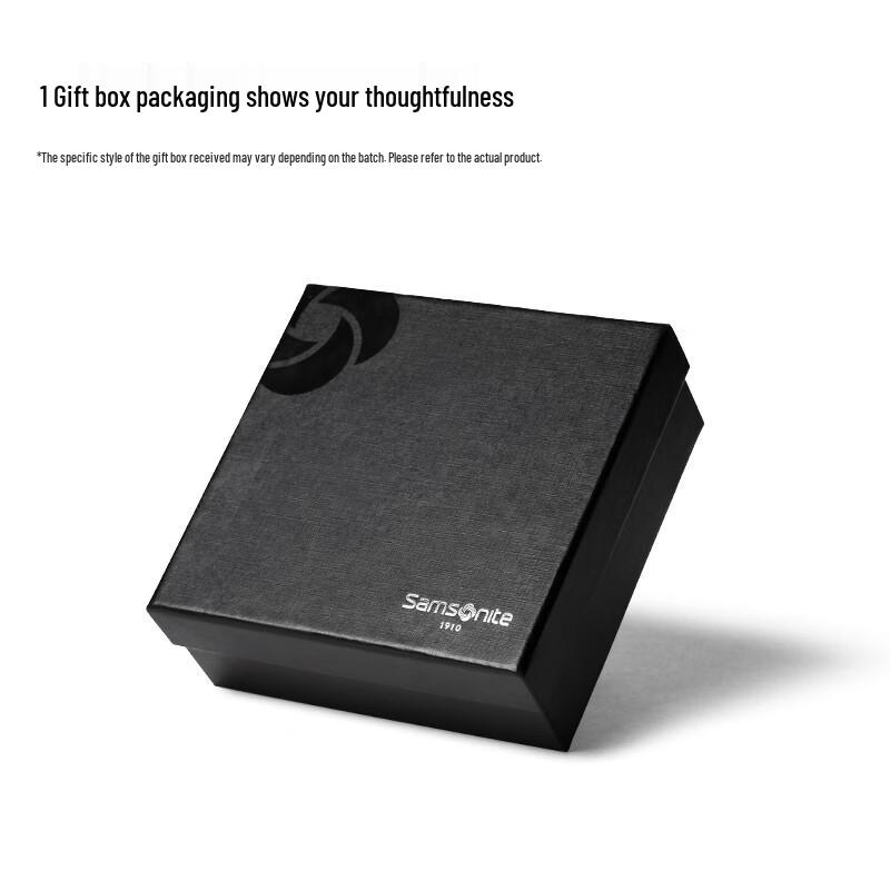 Męski skórzany pasek Samsonite z automatyczną klamrą