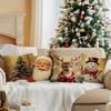 Golden Christmas decoration Cushions Pillowcase Polyester Cushion Cover Throw Pillow Sofa Decoration Pillowcover Home Decor