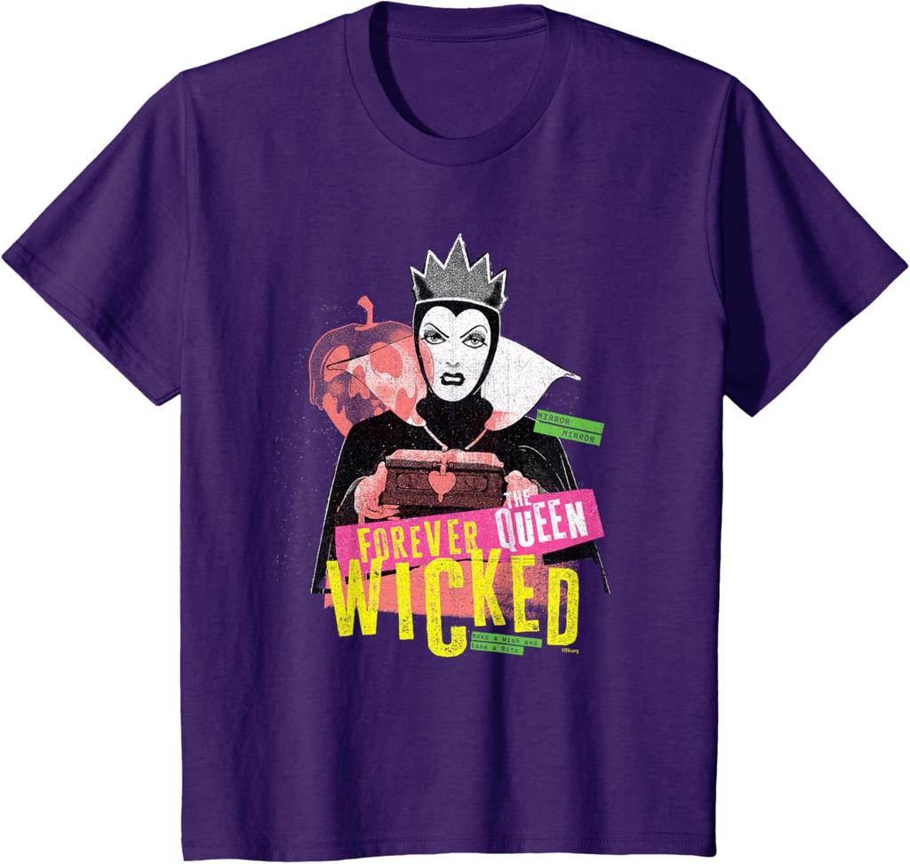 Villains Snow White Evil Queen Forever Wicked Band T-Shirt Unisex