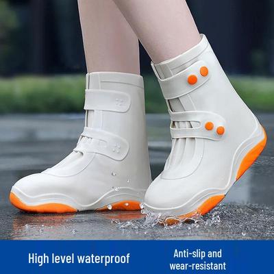 Verdickte Wasserdichte Rutschfeste Silikon-Regenschuhüberzieher für Herren, Damen und Studenten