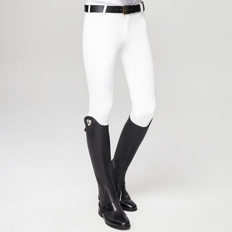 Cavassion Unisex Equestrian Breeches with Butterfly Wing Design 32 белый
