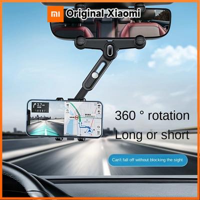 Xiaomi 360° Rotating Car Rearview Mirror Phone Holder - Perfect for Kids and Adults - Compatible with Phones and GPS Devices - Sturdy a