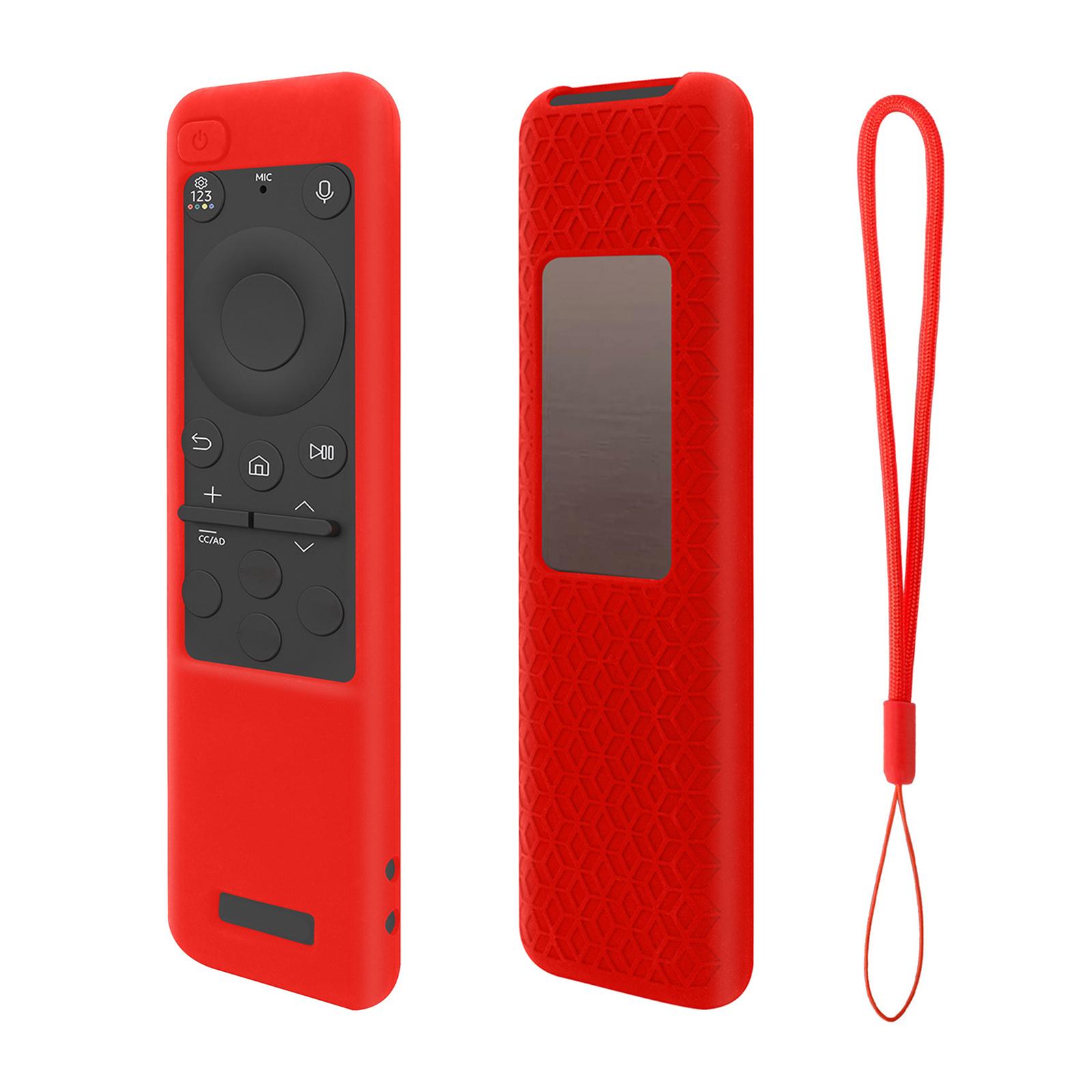 Защитный чехол для пульта дистанционного управления для контроллеров BN590143A, силиконовый чехол со шнурком, устойчивый к скольжению, простой в использовании красный