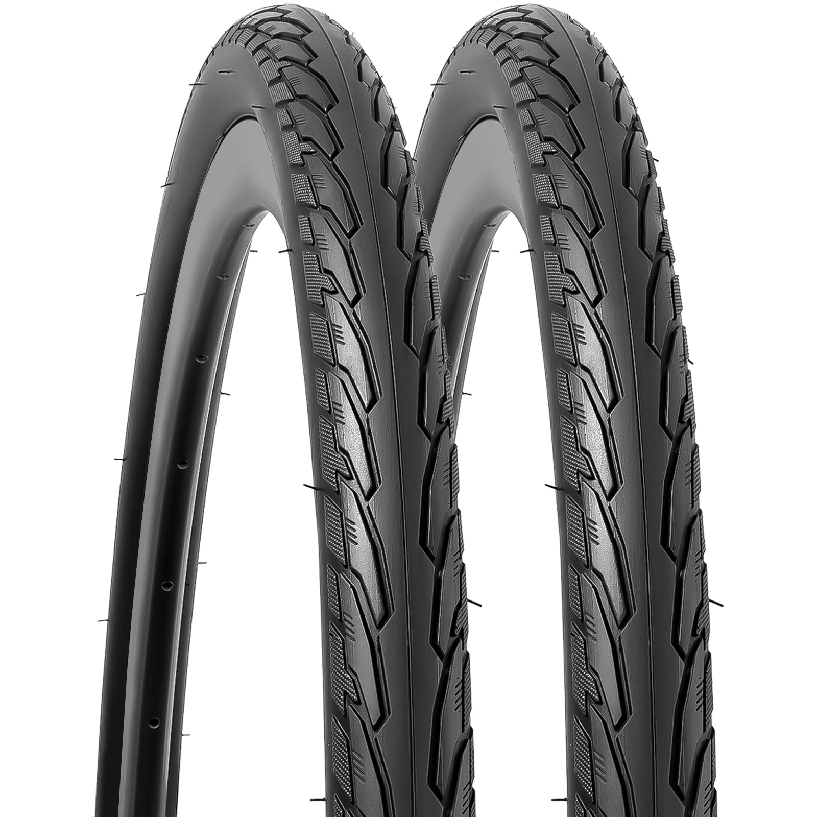 

YunSCM 2x 700 35c Tires, 700x35c 37-622 Bicycle Tires, Suitable for 700x35c Cross Bikes and Road Bikes, Y-2109