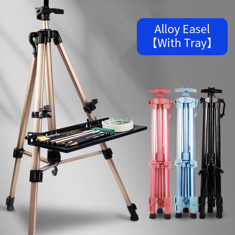 Foldable Painting Tripod Art Student Specific Sketching Tool Holder Portable Aluminum Alloy Liftable Easel