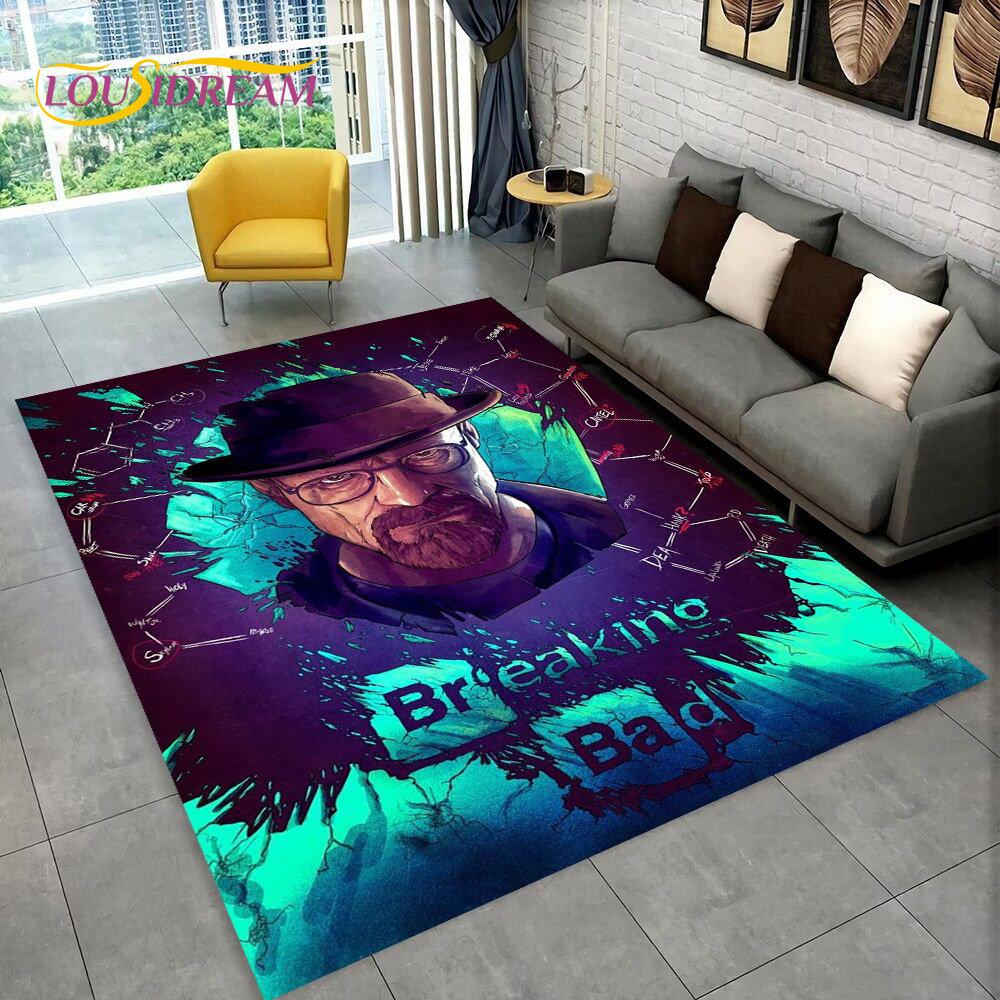 Breaking Bad Walter Hartwell Area Rug,Carpet Rug for Home Living Room Bedroom Sofa Doormat Decor,kids Play Non-slip Floor Mat 3D