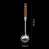 Rosewood Handled Thickened 304 Stainless Steel Wok Spatula and Ladle Set